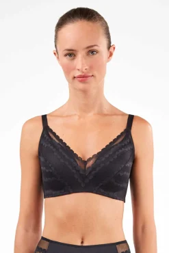 Sujetador capacidad sin aro en color negro