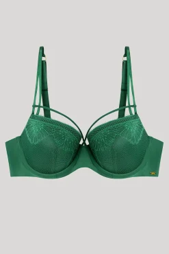 Sujetador capacidad sin relleno detalle cordones