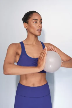 Sujetador deportivo azul SEAMLESS FIT