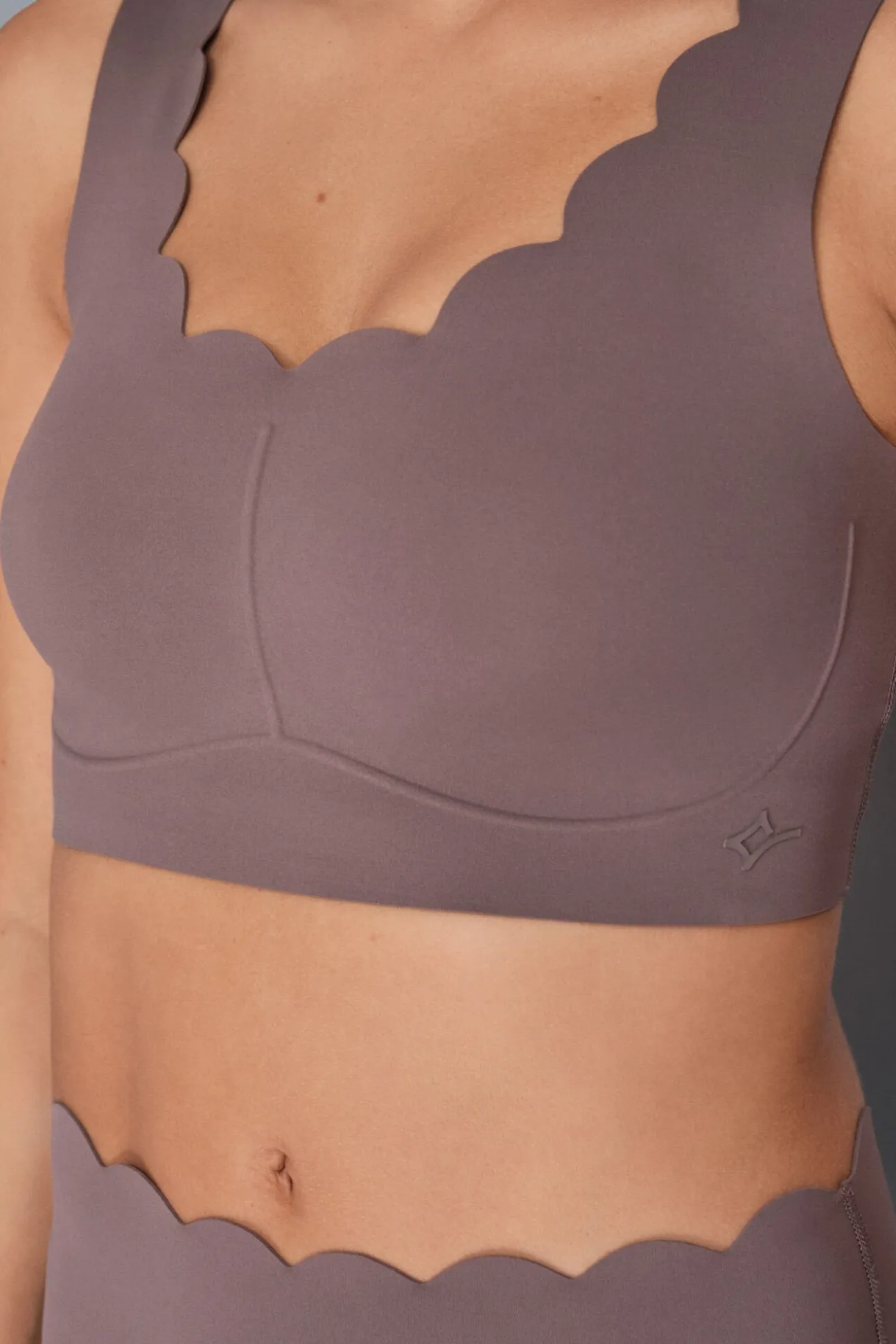 Sujetador deportivo COMPRESSIVE marrón