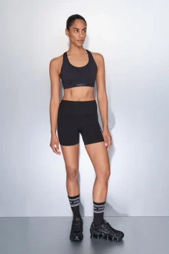 Sujetador deportivo 4D Stretch mayor cobertura negro