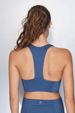 Sujetador deportivo 4D Stretch azul