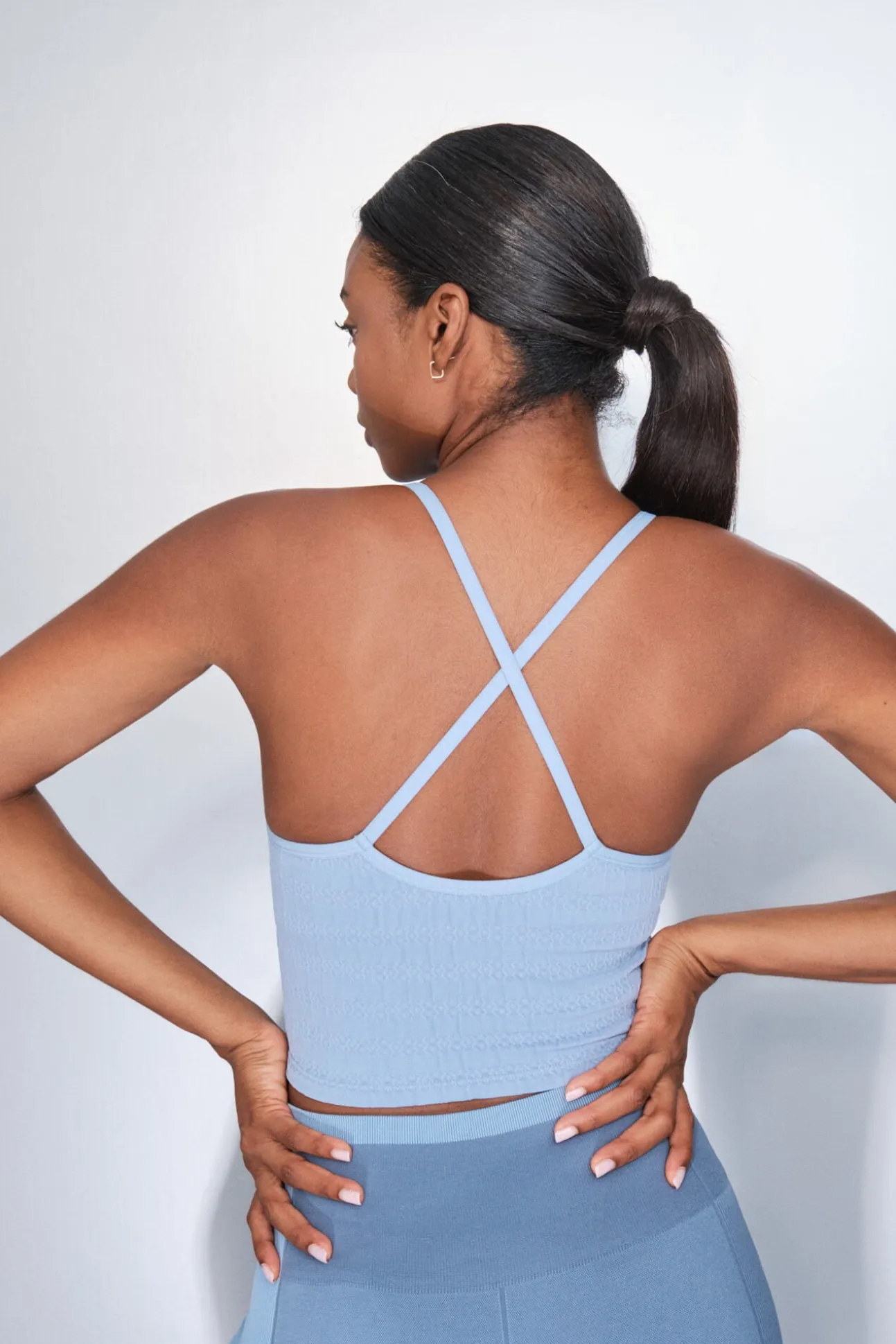Sujetador deportivo SEAMLESS COMFORT smock azul