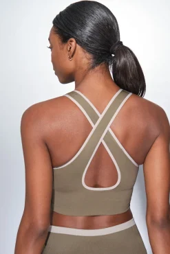 Sujetador deportivo SEAMLESS COMFORT kaki
