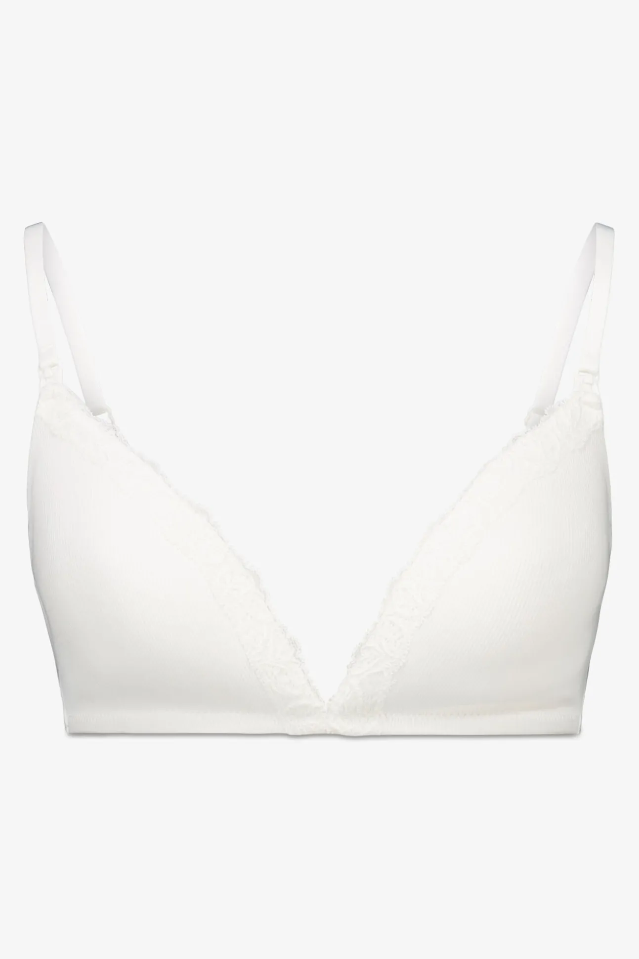 Sujetador 'maternity' CHARMING canalé blanco