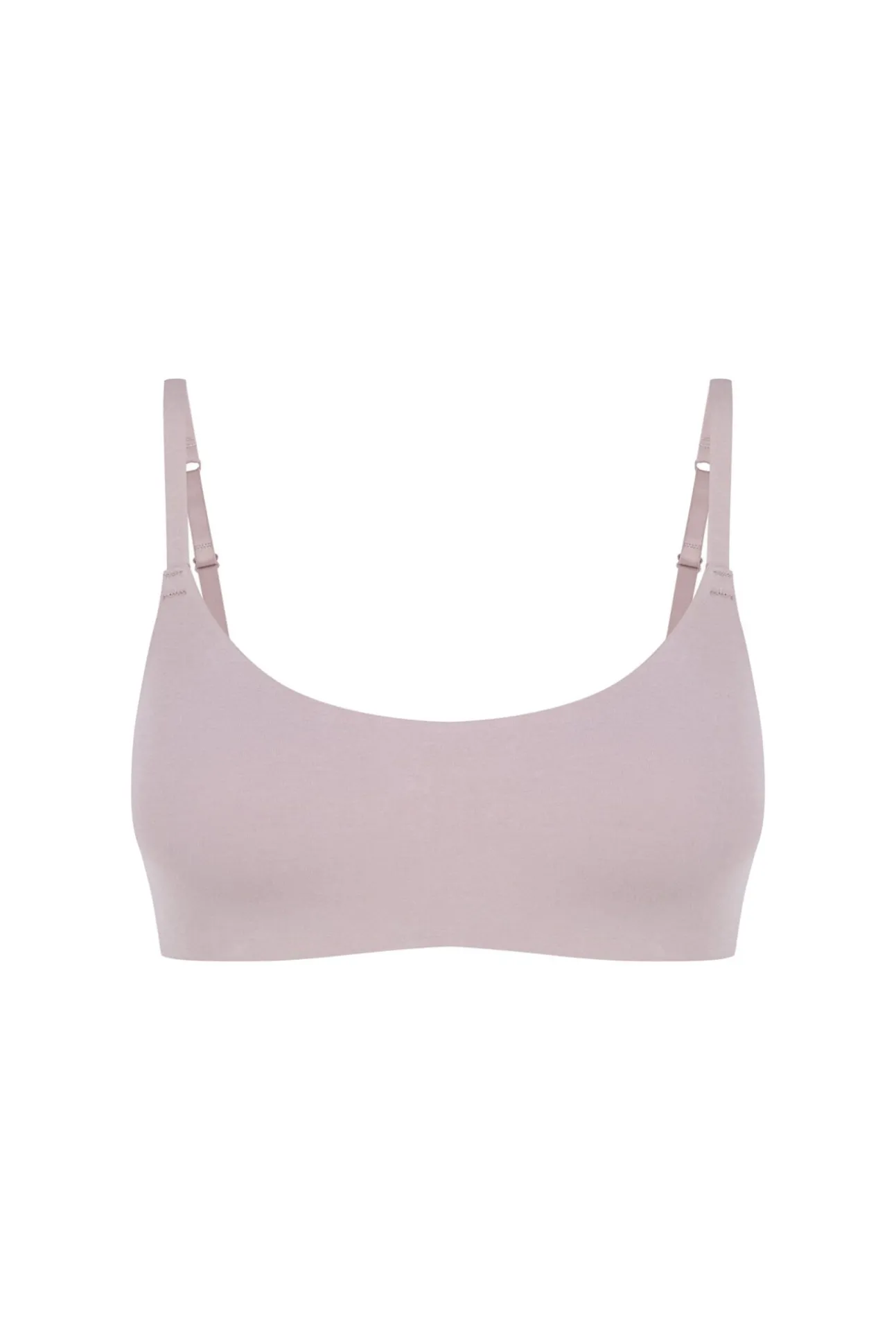 Sujetador tipo top algodón beige