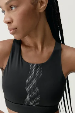 Sujetador top deportivo Kishi negro