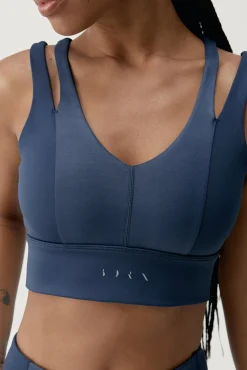 Sujetador top deportivo Maan azul