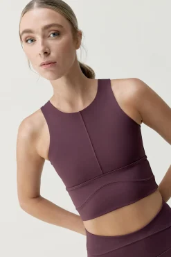 Sujetador top deportivo Saori morado