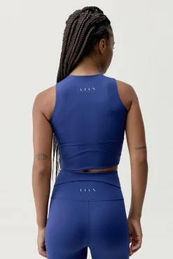Sujetador top deportivo Saori azul