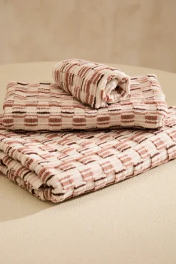 Toalla de baño de algodón de rizo jacquard Mercurio