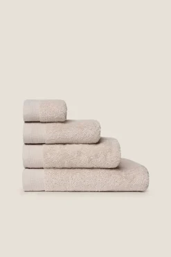 Toalla lavabo rizo algodón egipcio 50x90cm.