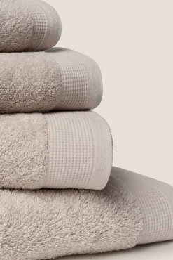 Toalla lavabo rizo algodón egipcio 50x90cm.