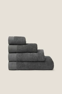 Toalla lavabo rizo algodón egipcio 50x90cm.