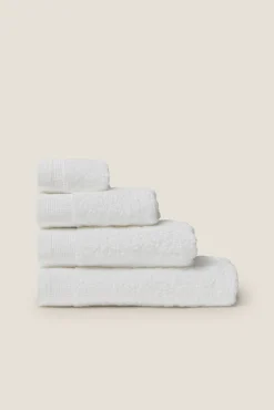 Toalla tocador rizo algodón egipcio 30x50cm.