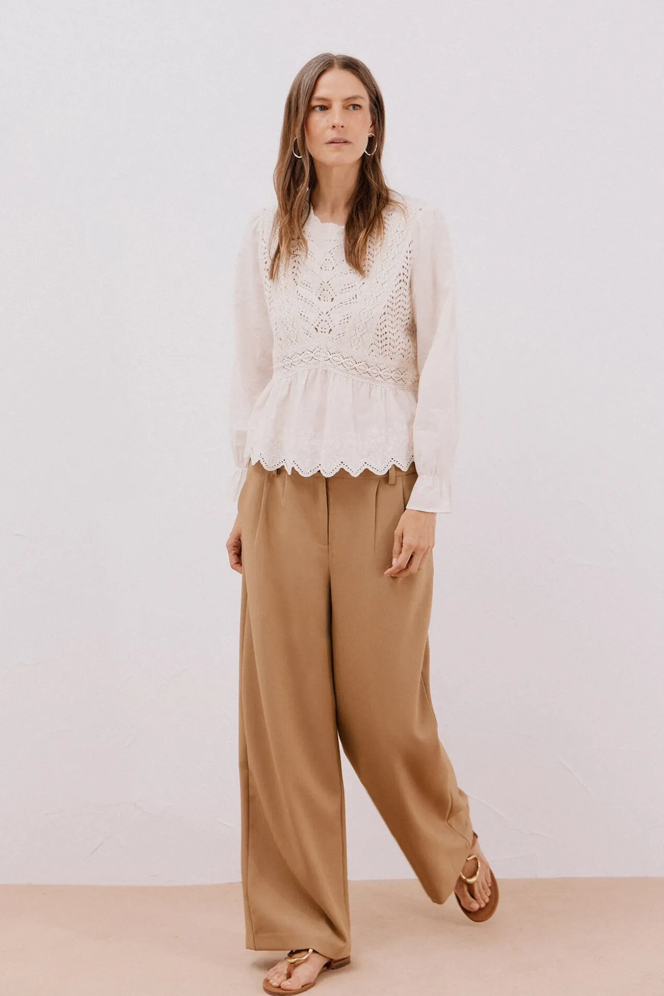 Top combinado crochet