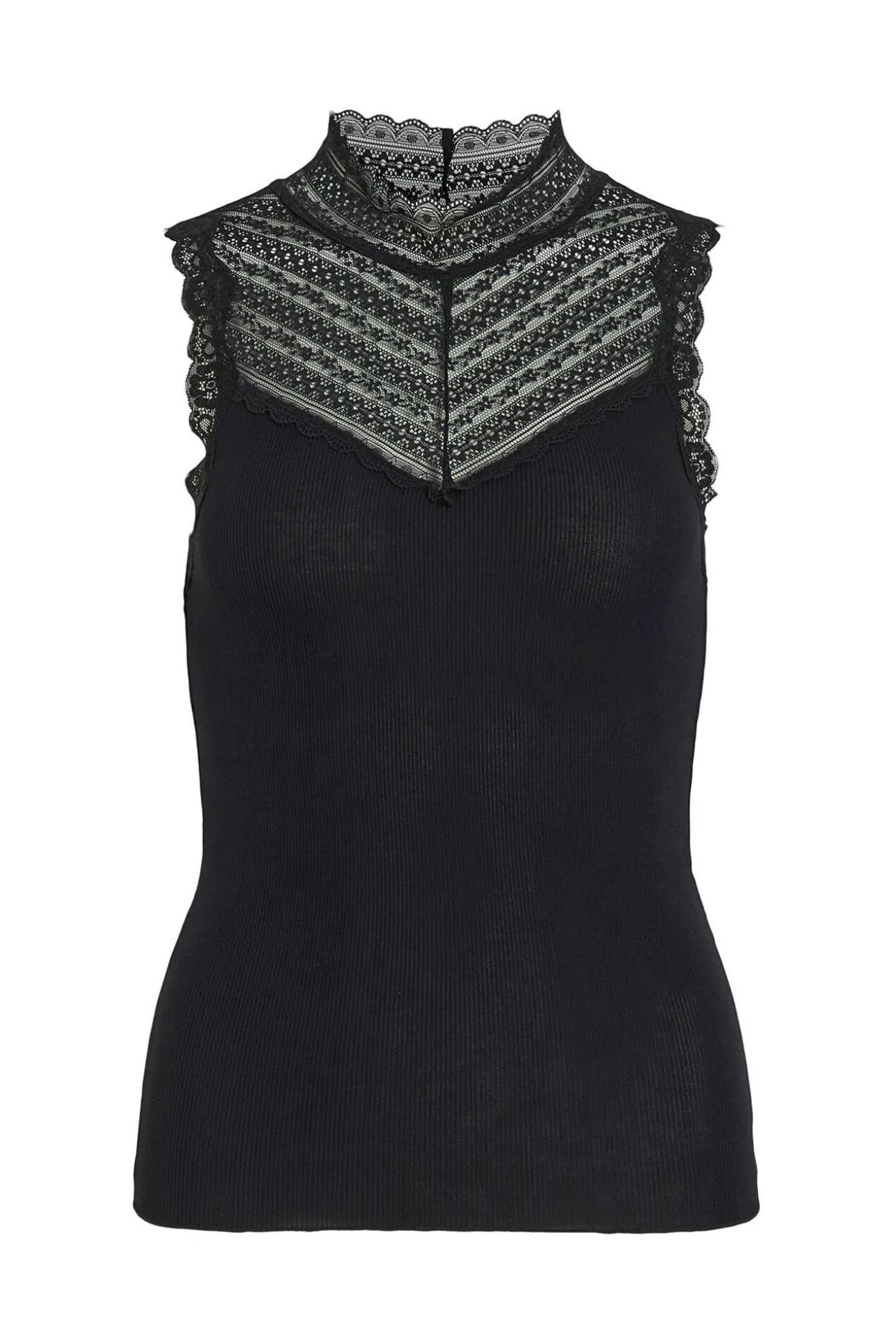 Top con encaje de modal