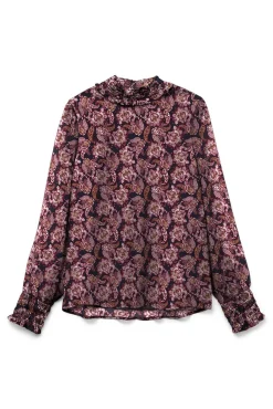 Top de gasa manga larga Curve