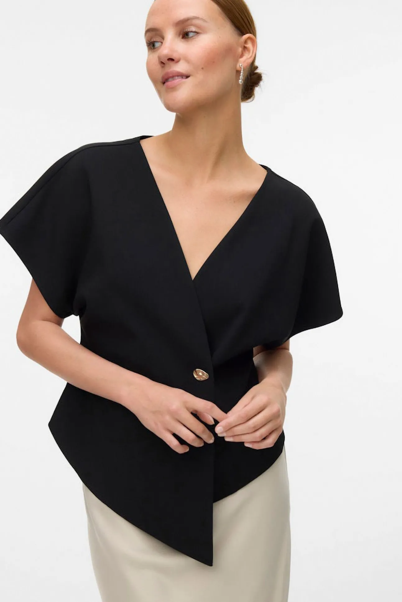 Top de manga corta murciélago