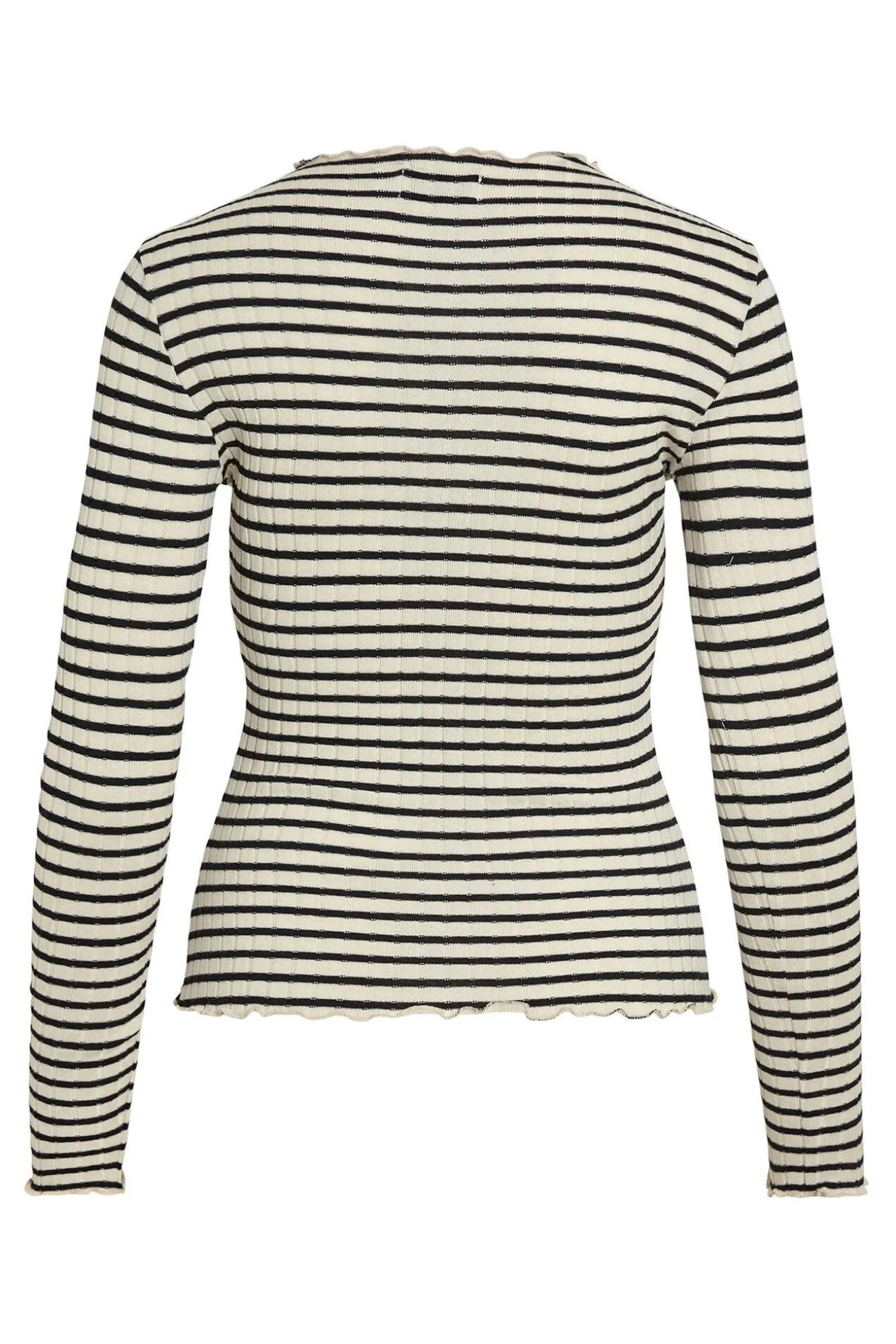 Top de manga larga con ribetes