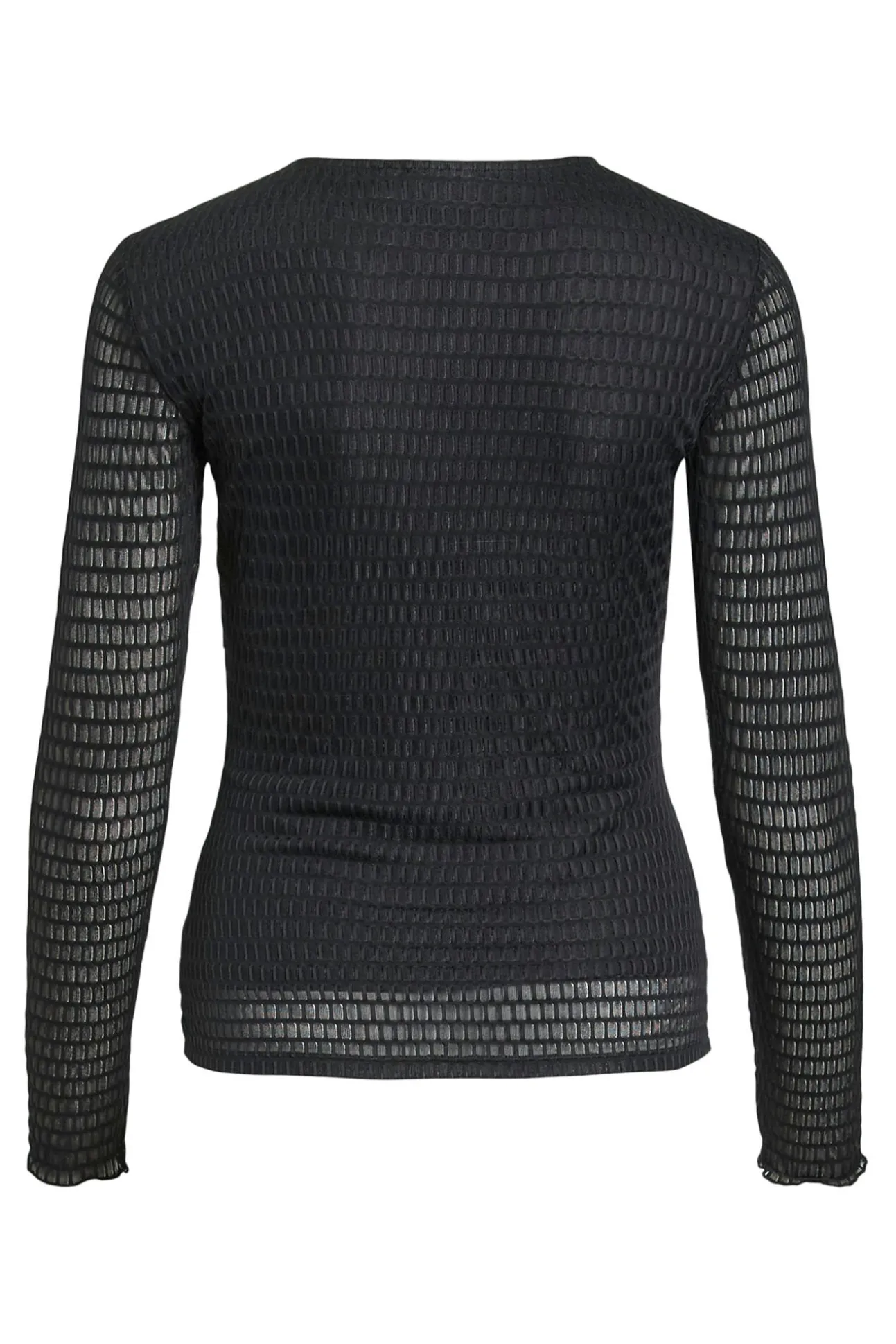 Top de manga larga con textura