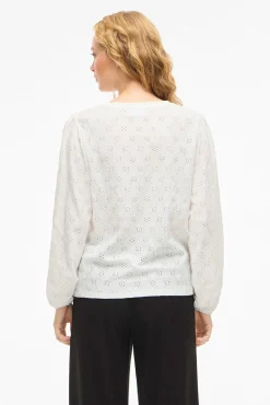 Top de manga larga con viscosa