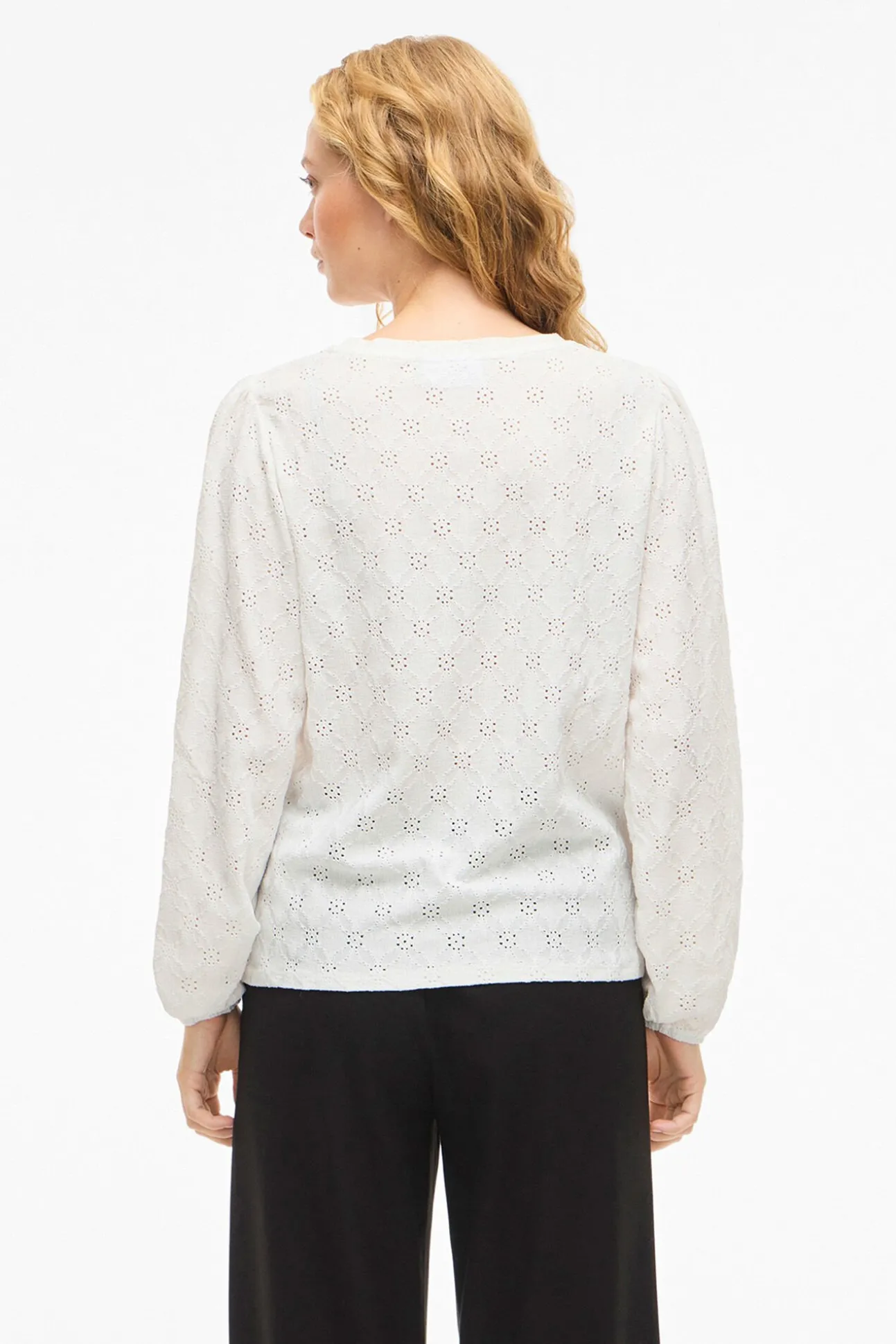 Top de manga larga con viscosa