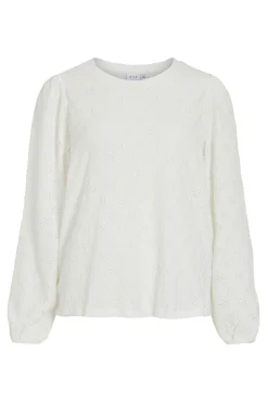 Top de manga larga con viscosa