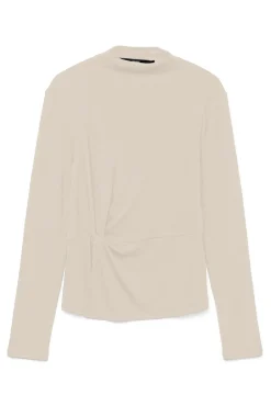 Top de manga larga cuello Perkins