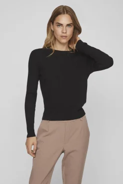 Top de punto canalé