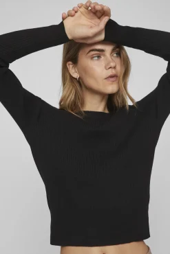 Top de punto canalé