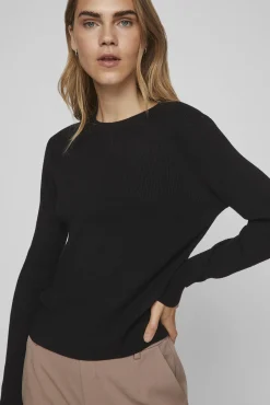 Top de punto canalé