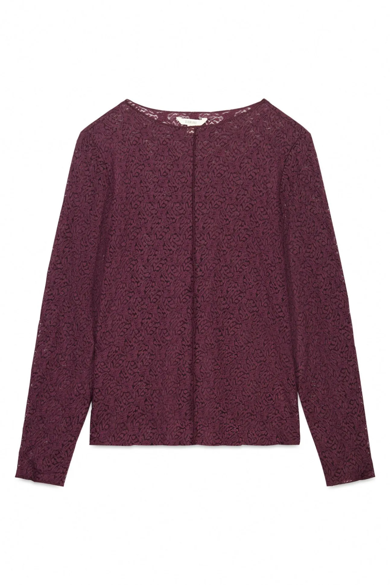 Top encaje asimétrico