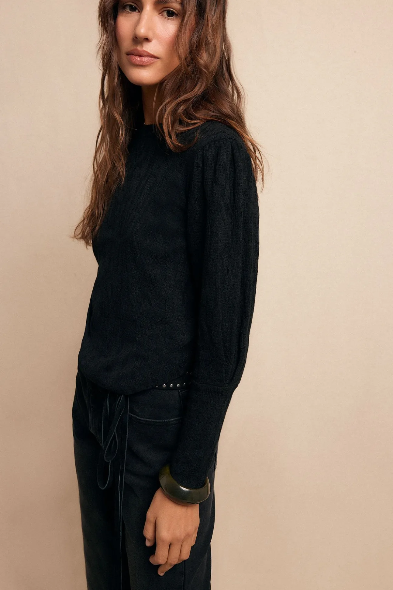 Top estructura frunce