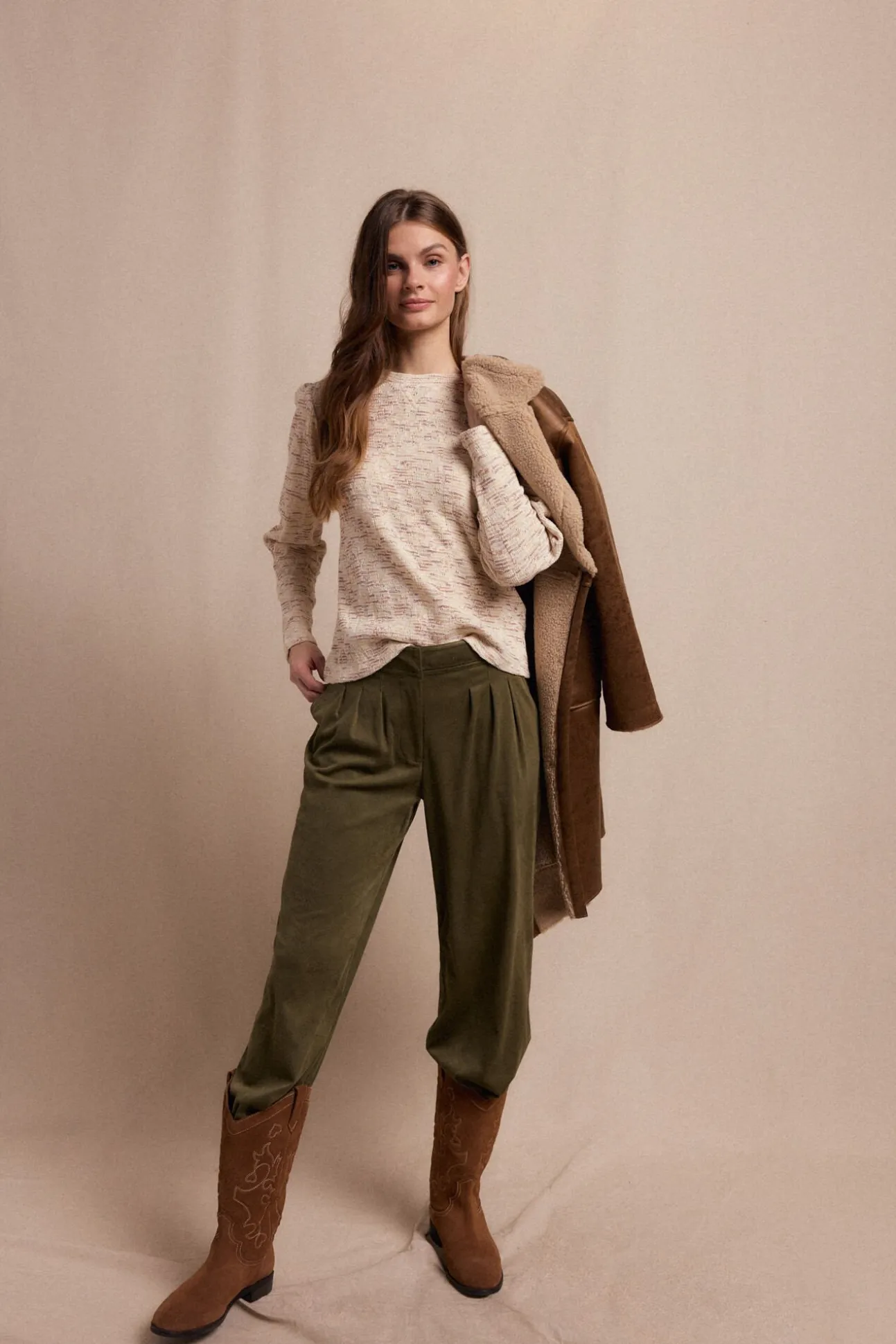 Top estructura frunce