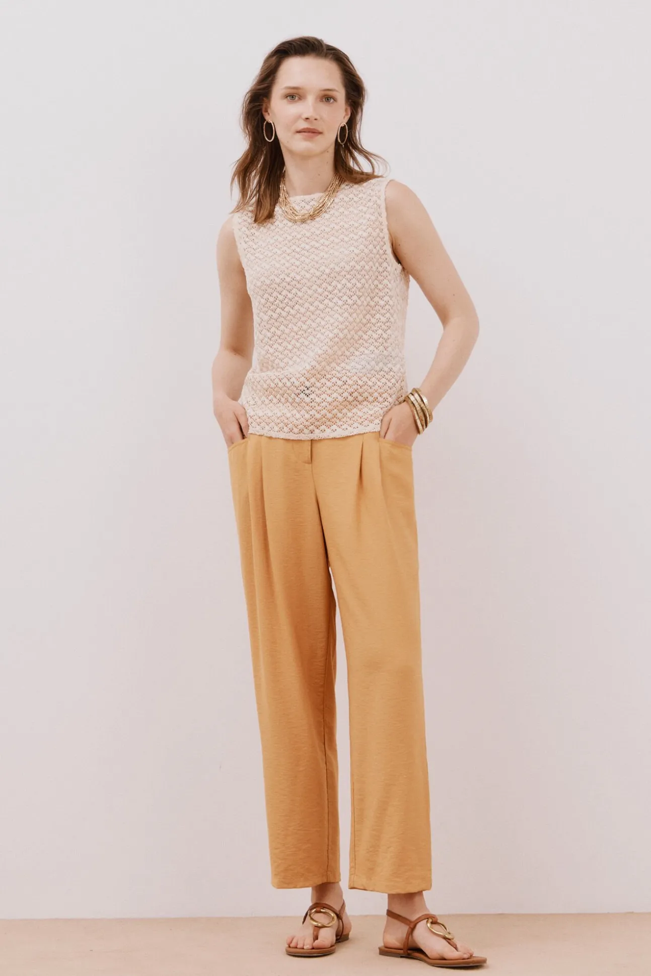 Top estructura lurex