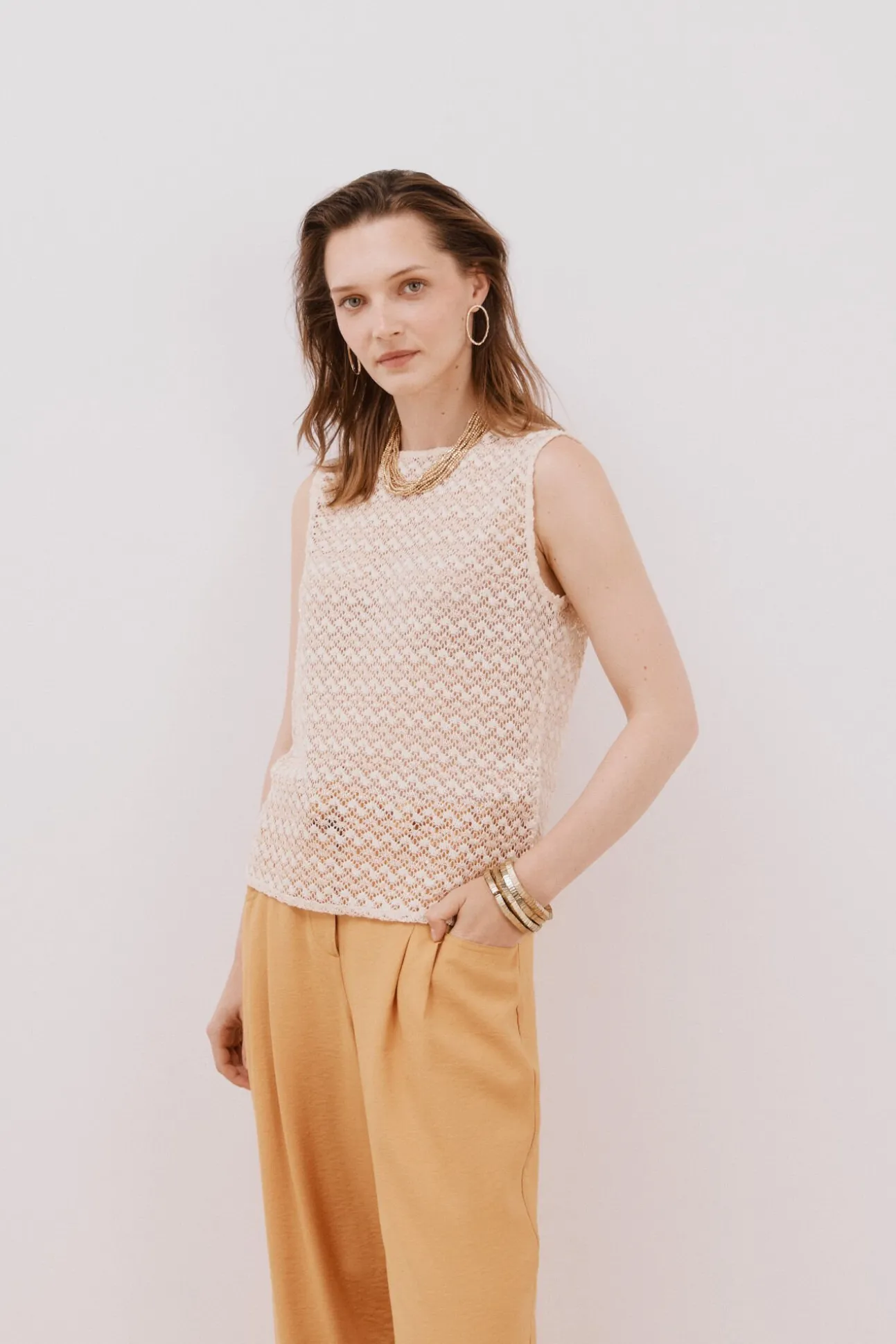 Top estructura lurex