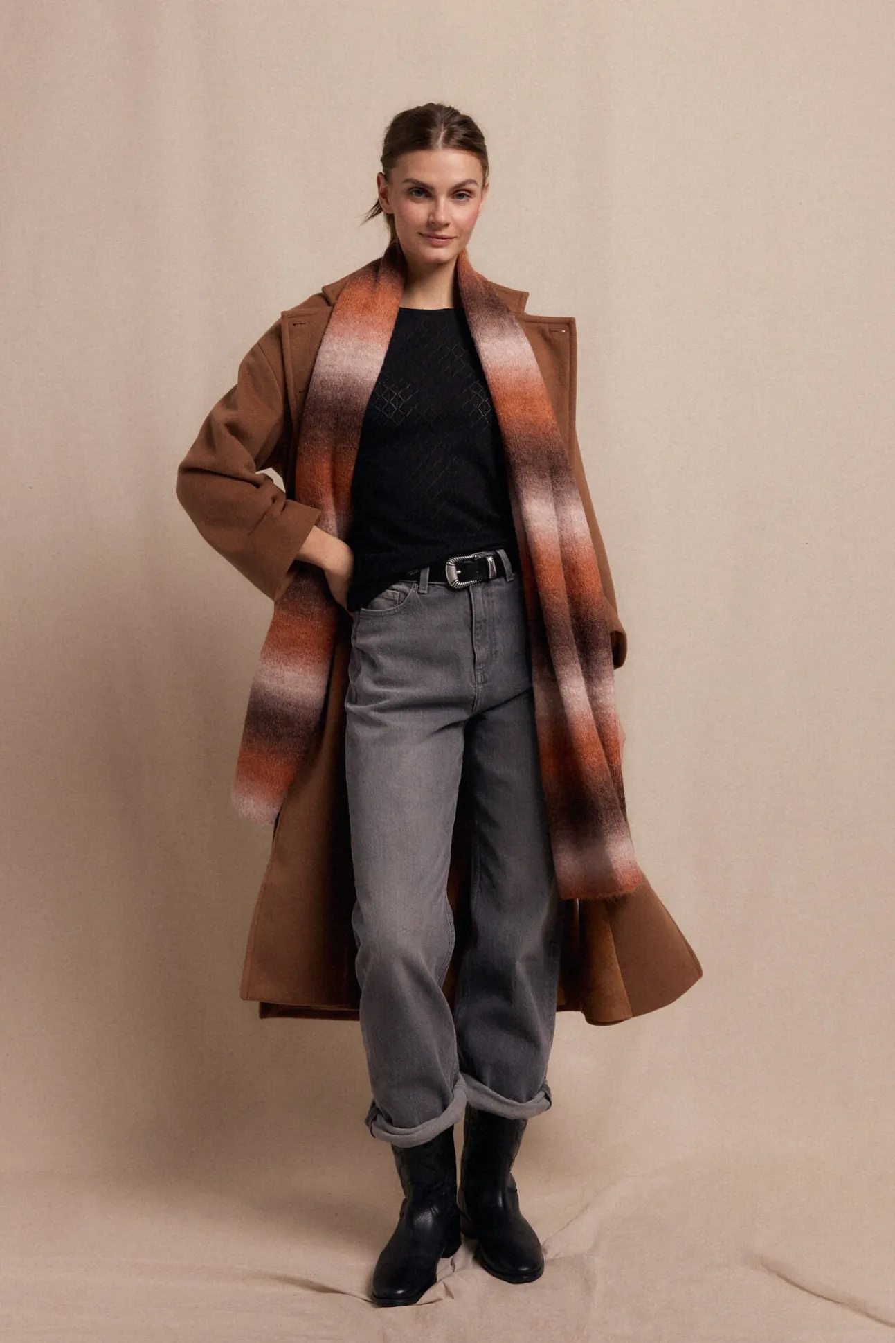 Top estructura manga abullonada