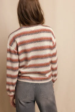 Top estructura multicolor