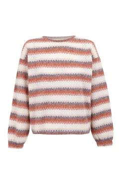 Top estructura multicolor