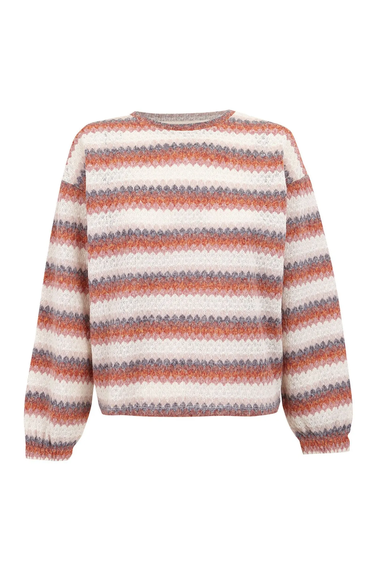 Top estructura multicolor