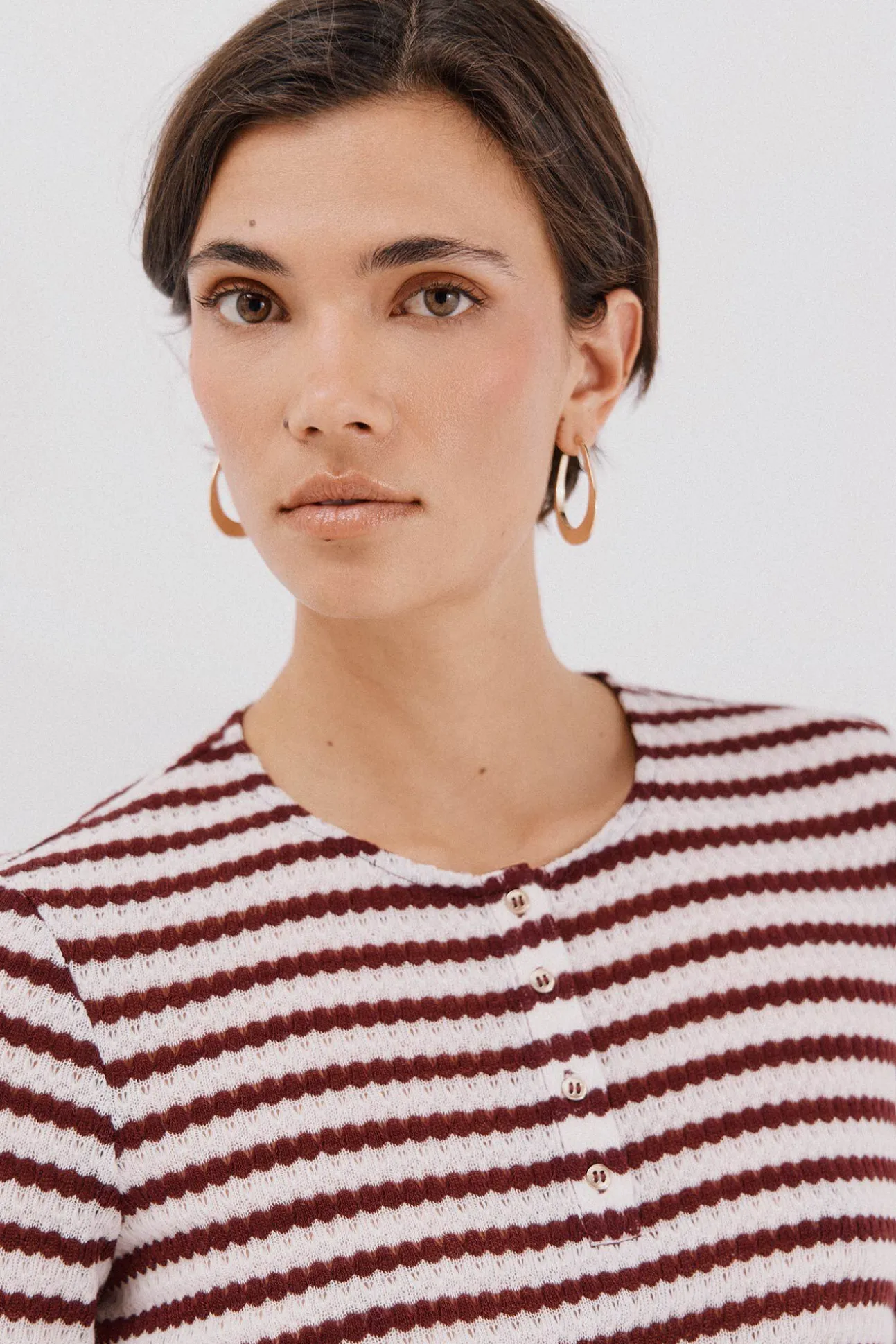 Top estructura rayas