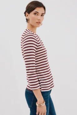 Top estructura rayas