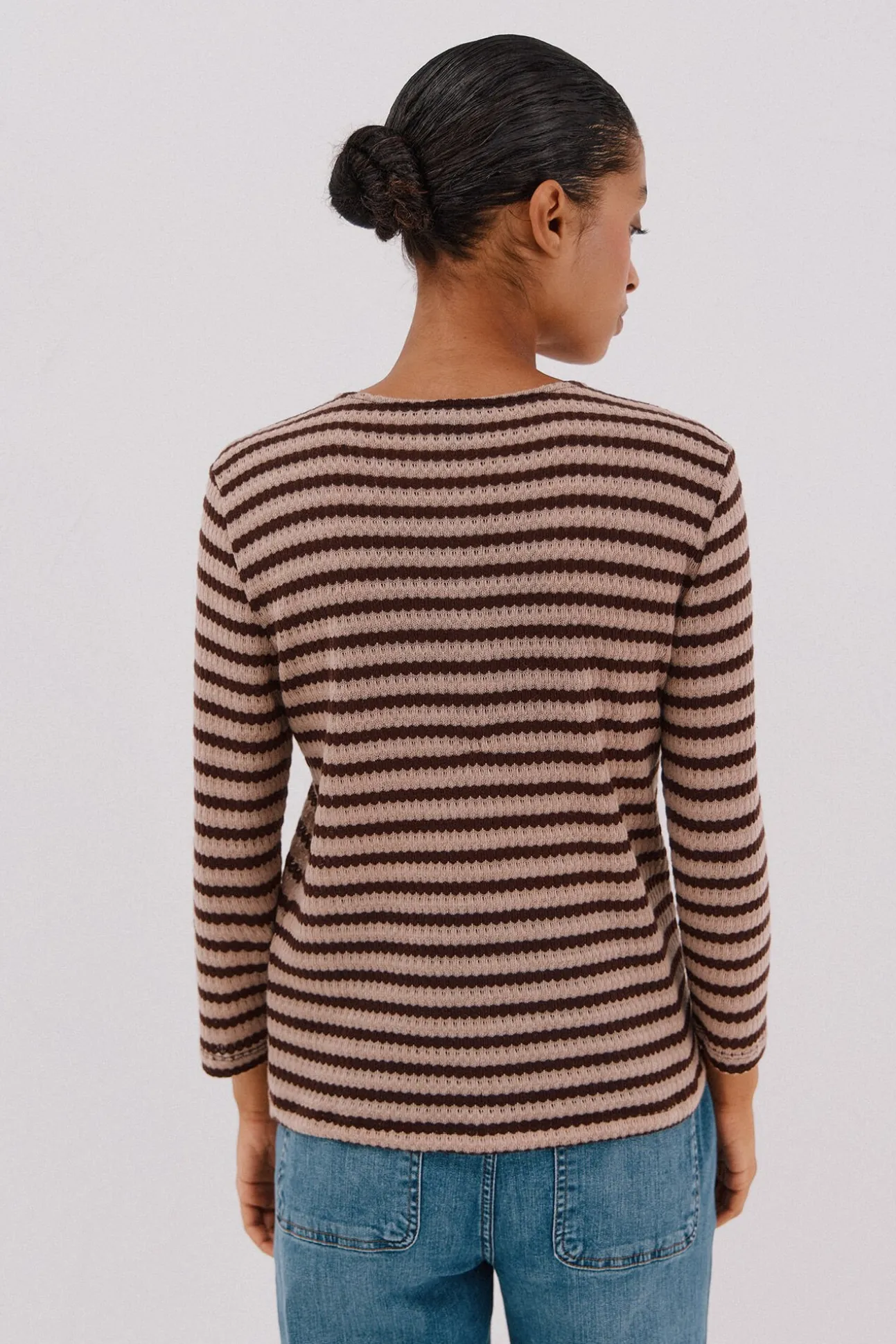 Top estructura rayas