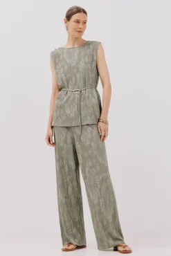 Top jacquard hebilla