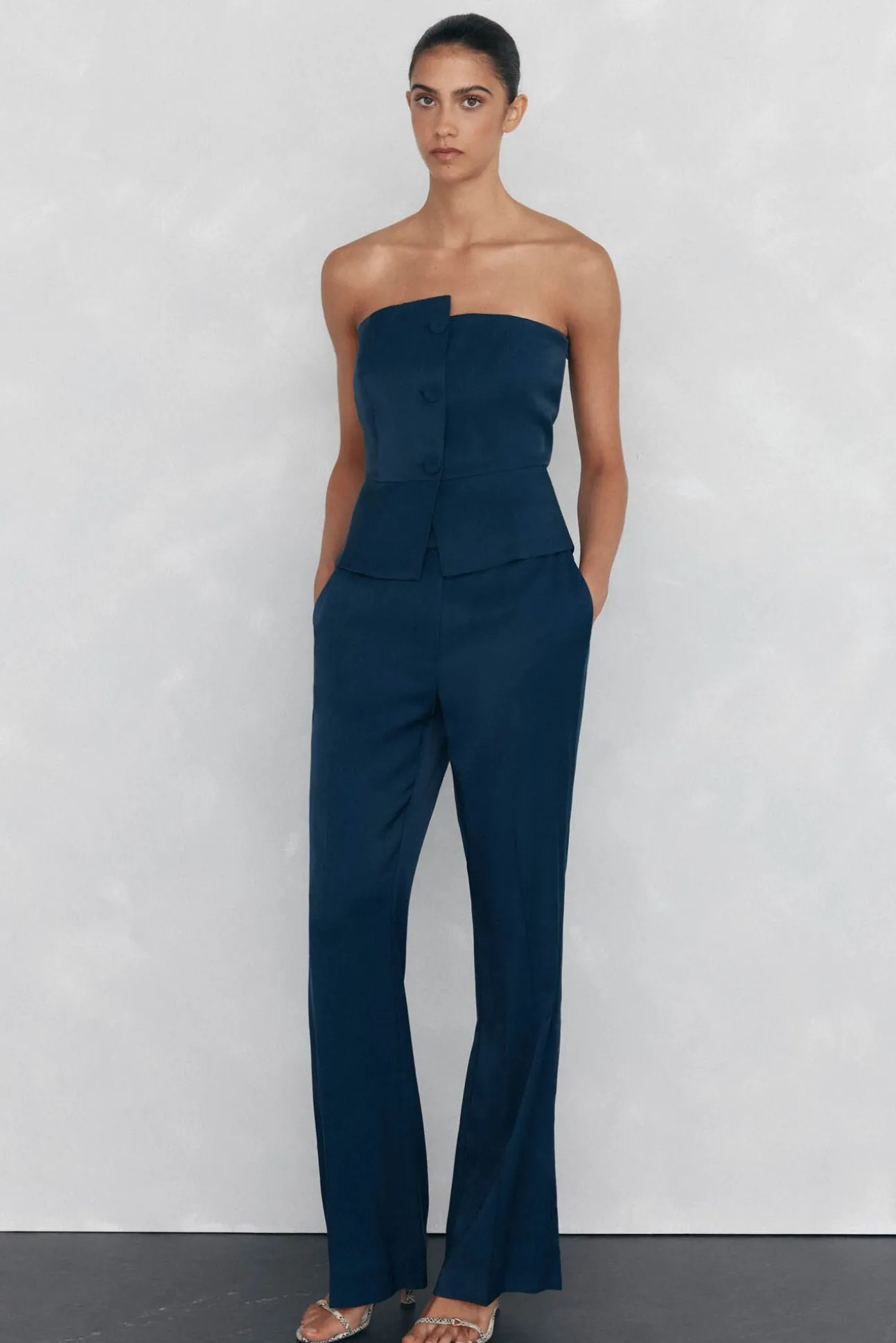 Top liso palabra de honor