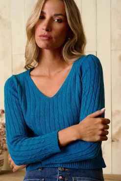 Top manga larga Maya