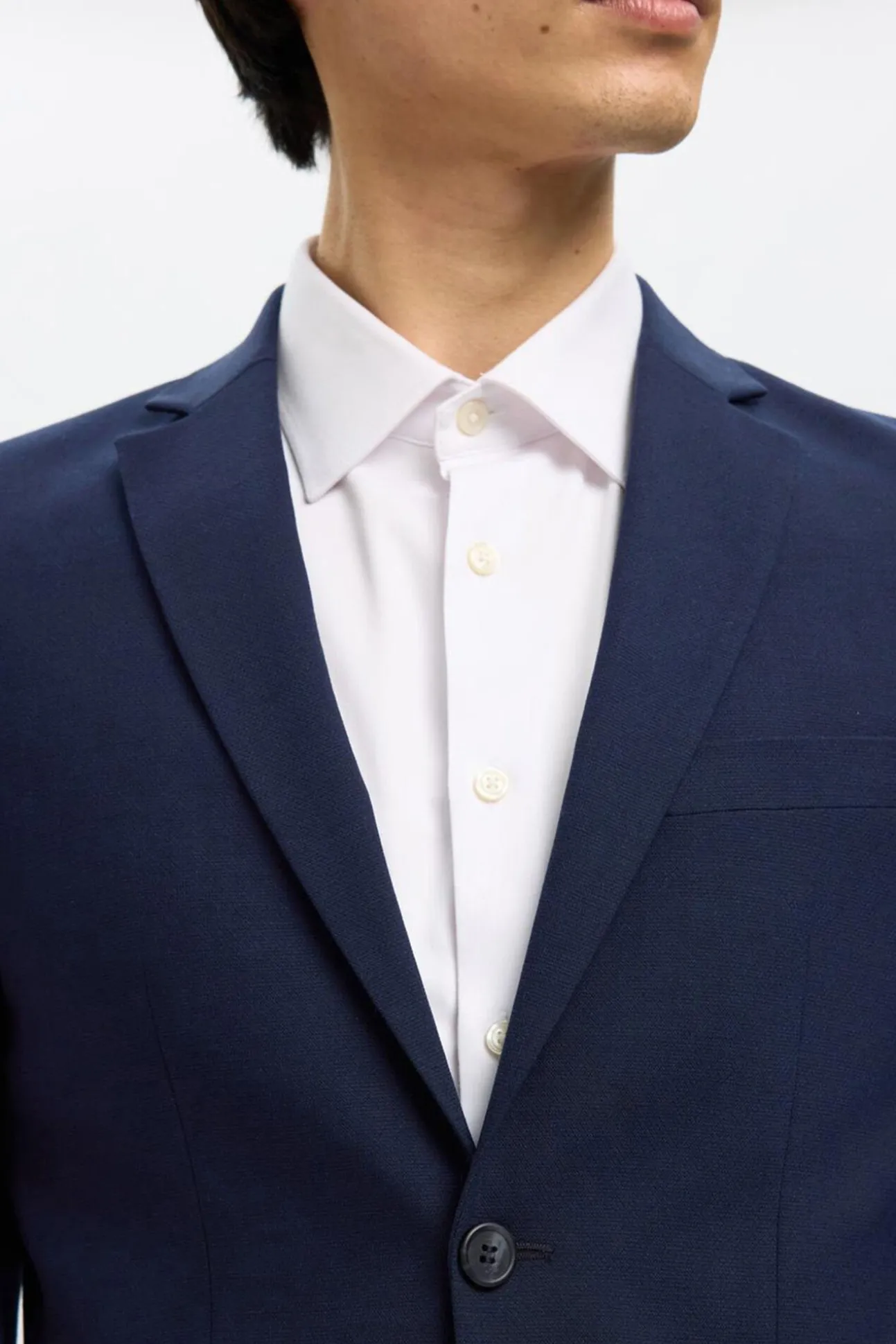 Traje de dos piezas slim fit lana fría