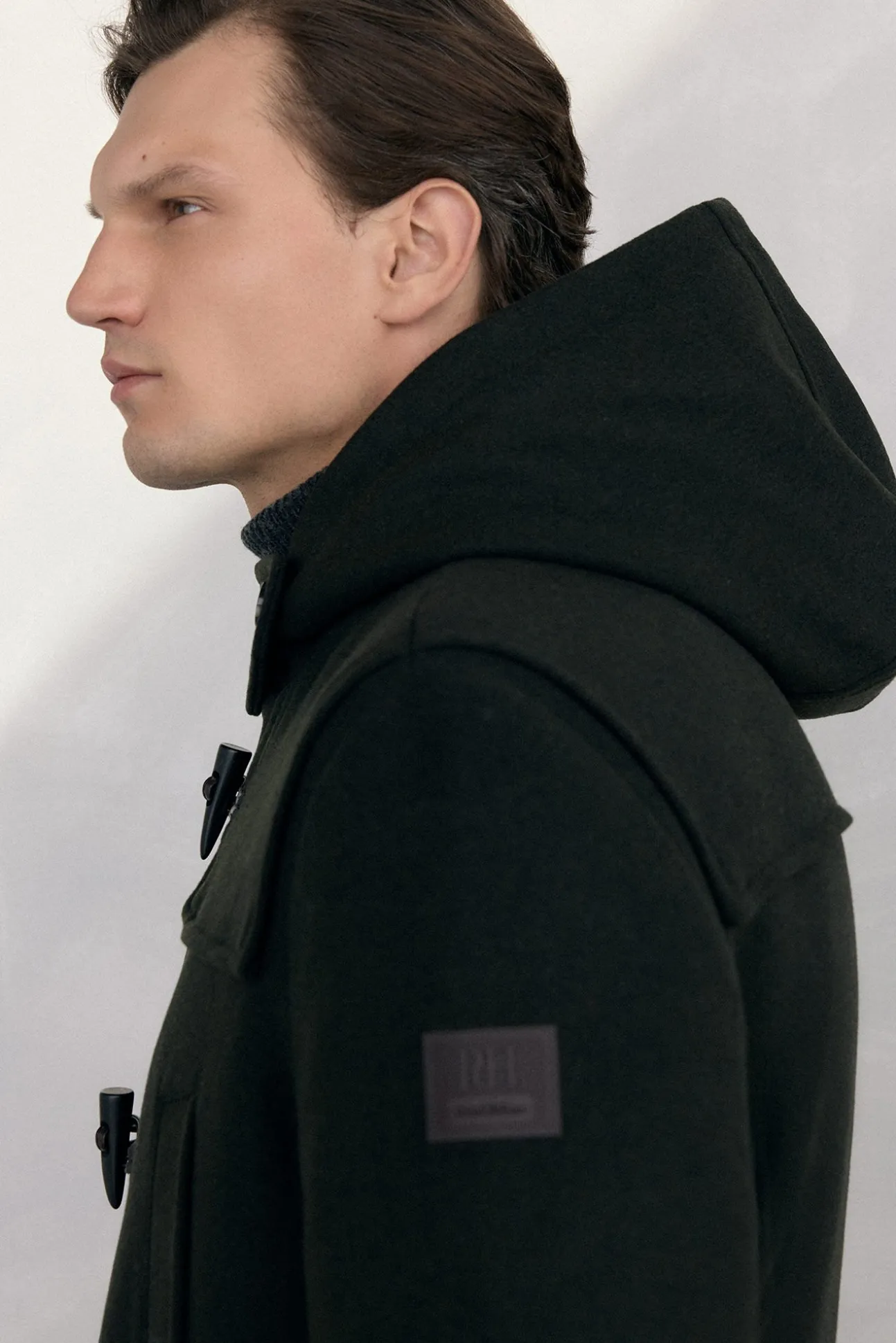 Trenca lana alamares