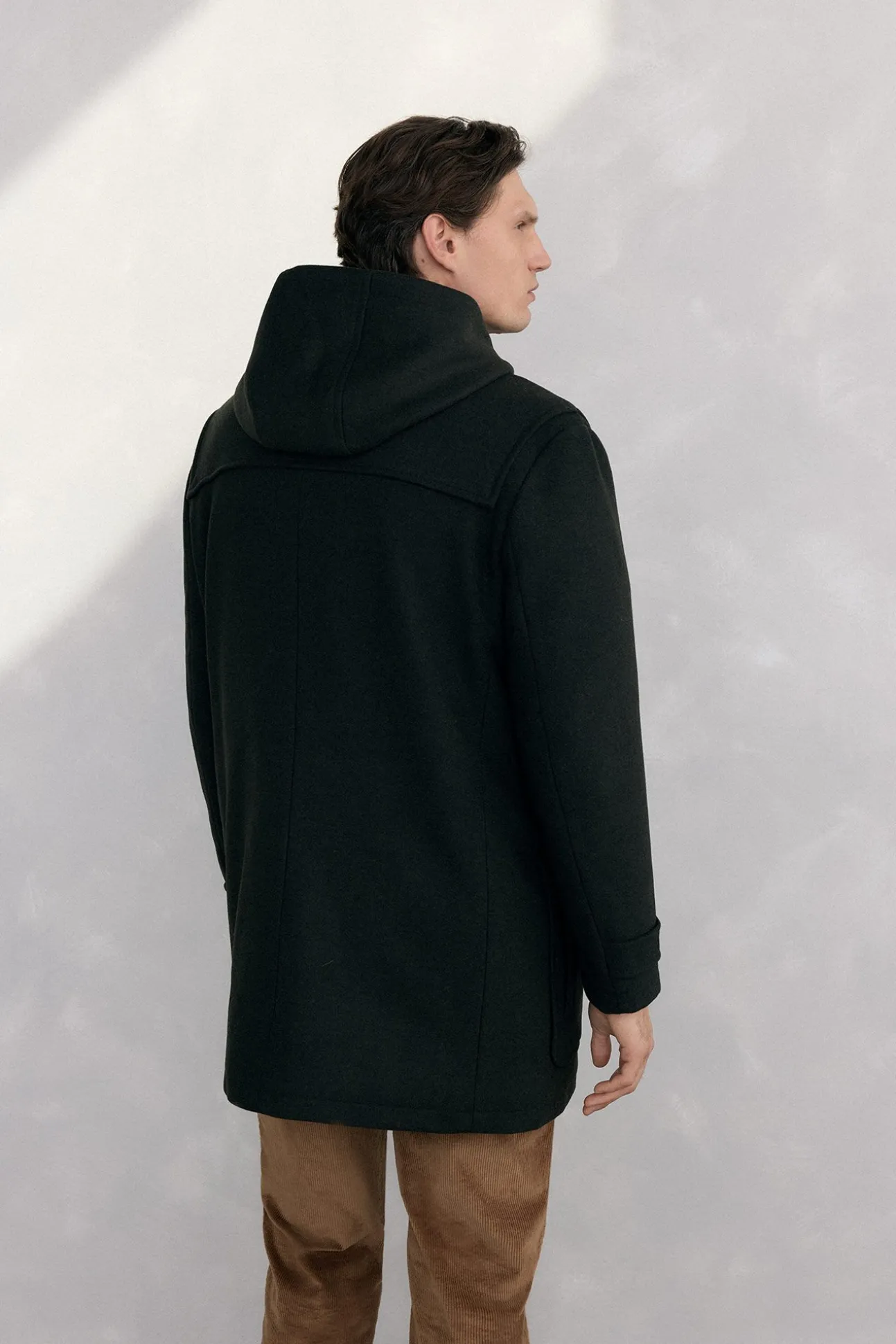 Trenca lana alamares